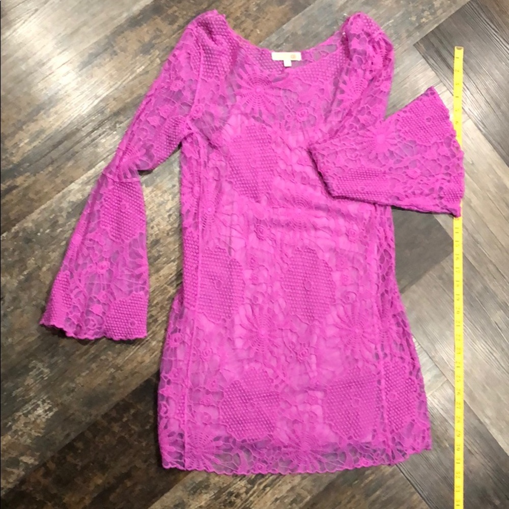 Stretch Lace dress with stretch tank liner
